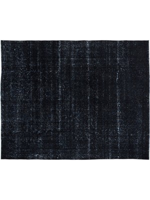 Bespoky 297x372 cm Siyah Klasik Yün Halı | Geniş Salon Yatak Odası Halısı | %100 Doğal Yün El Yapımı El Dokuma | UNİQUE-11238