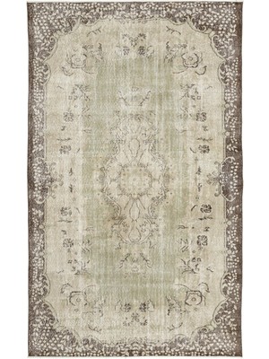 Vittoria Bej Göbekli Tensel Modern Desenli Yün Hav Toz Vermez Leke Tutmayan Salon Yolluk Mutfak El Dokuma Halı