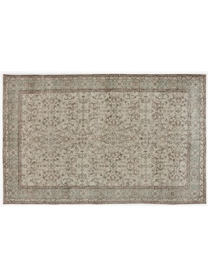 Bej Eskitme Yün Modern Desenli Yün Hav Toz Vermez Leke Tutmayan Salon Yolluk Mutfak El Dokuma Halı