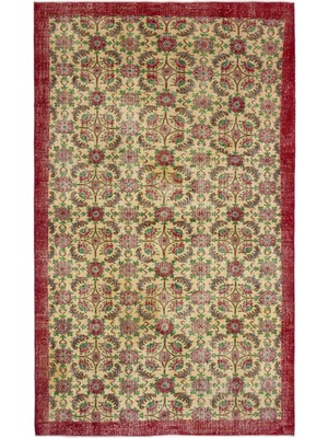 Atina Mavi Eskitme Yün Modern Desenli Yün Hav Toz Vermez Leke Tutmayan Salon Yolluk Mutfak El Dokuma Halı