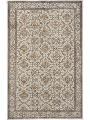 Lucca Bej Modern Naturel Viskon Modern Desenli Yün Hav Toz Vermez Leke Tutmayan Salon Yolluk Mutfak El Dokuma Halı