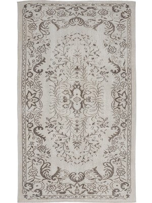 Atina Sarı Eskitme Yün Modern Desenli Yün Hav Toz Vermez Leke Tutmayan Salon Yolluk Mutfak El Dokuma Halı