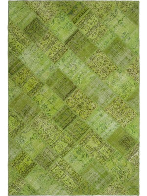 Epir Mavi Eskitme Yün Modern Desenli Yün Hav Toz Vermez Leke Tutmayan Salon Yolluk Mutfak El Dokuma Halı