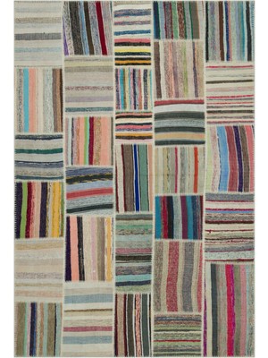 Atina Siyah Eskitme Yün Modern Desenli Yün Hav Toz Vermez Leke Tutmayan Salon Yolluk Mutfak El Dokuma Halı