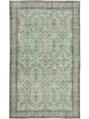 Atina Kırmızı Eskitme Yün Modern Desenli Yün Hav Toz Vermez Leke Tutmayan Salon Yolluk Mutfak El Dokuma Halı