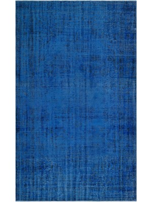 Hali.Net 170x292 cm Bej Mavi Belirsiz Vintage Eskitme Halı | Salon Yatak Odası Halısı | Hav Vermez | UNİQUE-24039