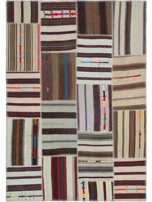 Hali.Net 157x225 cm Bej Vintage Anadolu Yün Halı | Salon Yatak Odası Halısı | Doğal Yün El Yapımı El Dokuma Hav Vermez | UNİQUE-25321