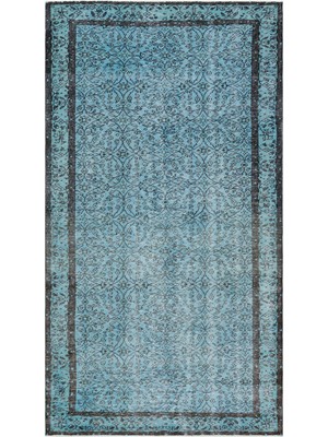 Atina Kırmızı Eskitme Yün Modern Desenli Yün Hav Toz Vermez Leke Tutmayan Salon Yolluk Mutfak El Dokuma Halı