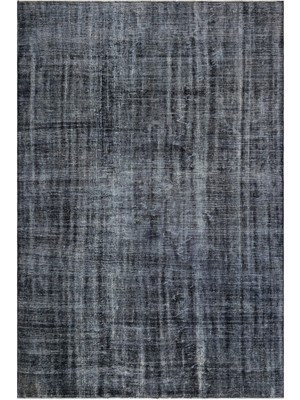 Atina Turkuaz Eskitme Yün Modern Desenli Yün Hav Toz Vermez Leke Tutmayan Salon Yolluk Mutfak El Dokuma Halı