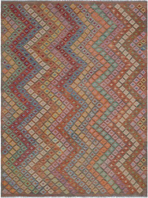 Atina Turkuaz Eskitme Yün Modern Desenli Yün Hav Toz Vermez Leke Tutmayan Salon Yolluk Mutfak El Dokuma Halı