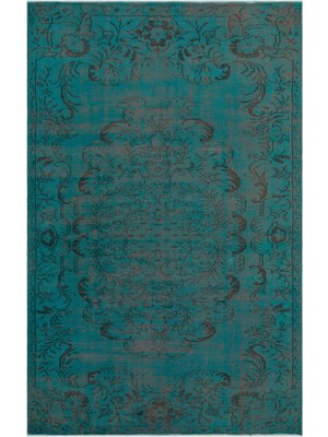 Atina Kırmızı Eskitme Yün Modern Desenli Yün Hav Toz Vermez Leke Tutmayan Salon Yolluk Mutfak El Dokuma Halı