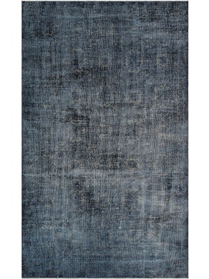 Epir Turkuaz Eskitme Yün Modern Desenli Yün Hav Toz Vermez Leke Tutmayan Salon Yolluk Mutfak El Dokuma Halı