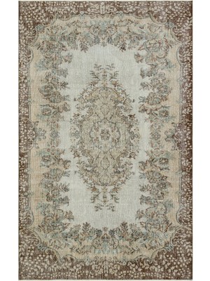 Atina Pembe Eskitme Yün Modern Desenli Yün Hav Toz Vermez Leke Tutmayan Salon Yolluk Mutfak El Dokuma Halı