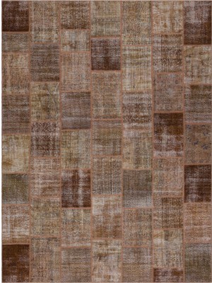 Hali.Net 277x366 cm Bej Vintage El Dokuma Yün Halı | El Yapımı Doğal Yün Salon Halısı | Geleneksel Anadolu Hav Vermez | UNİQUE-29501