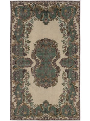 Atina Bej Eskitme Yün Modern Desenli Yün Hav Toz Vermez Leke Tutmayan Salon Yolluk Mutfak El Dokuma Halı