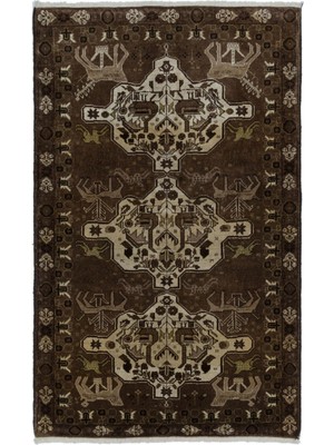 Teselya Kırmızı Eskitme Yün Modern Desenli Yün Hav Toz Vermez Leke Tutmayan Salon Yolluk Mutfak El Dokuma Halı