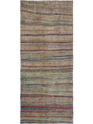 Hali.Net 143x340 cm Siyah Atina Anadolu Yün Halı | Salon Yatak Odası Halısı | Doğal Yün El Yapımı El Dokuma Hav Vermez | UNİQUE-31901