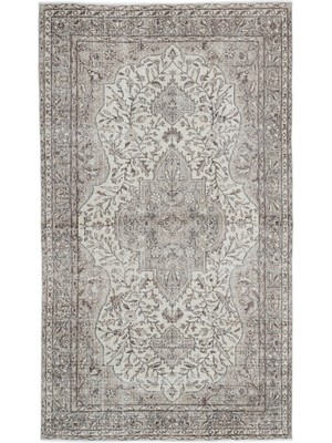 Hali.Net 166x287 cm Bej Atina Anadolu Yün Halı | Salon Yatak Odası Halısı | Doğal Yün El Yapımı El Dokuma Hav Vermez | UNİQUE-16226