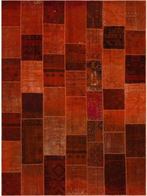 Vintage Kahverengi Göbekli Yün Modern Desenli Yün Hav Toz Vermez Leke Tutmayan Salon Yolluk Mutfak El Dokuma Halı