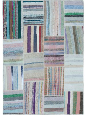 Atina Bej Eskitme Yün Modern Desenli Yün Hav Toz Vermez Leke Tutmayan Salon Yolluk Mutfak El Dokuma Halı