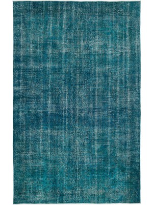 Ikat Mavi Ikat Ipek Modern Desenli Yün Hav Toz Vermez Leke Tutmayan Salon Yolluk Mutfak El Dokuma Halı