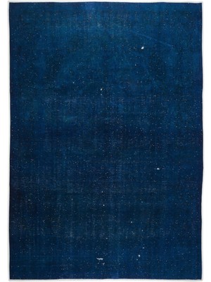 Hali.Net 290x414 cm Yeşil Lacivert Geleneksel Vintage Eskitme Desen Halı | Salon Yatak Odası Halısı | Hav Vermez | UNİQUE-7903