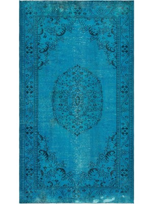 Hali.Net 153x272 cm Çok Renkli Atina Anadolu Yün Halı | Salon Yatak Odası Halısı | Doğal Yün El Yapımı El Dokuma Hav Vermez | UNİQUE-35955