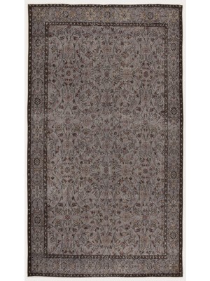 Girit Kahverengi Geometrik Yün Modern Desenli Yün Hav Toz Vermez Leke Tutmayan Salon Yolluk Mutfak El Dokuma Halı