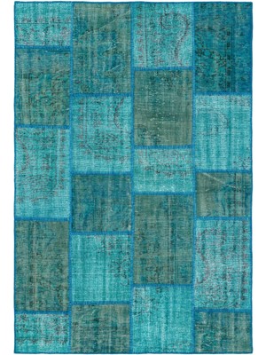 Hali.Net 158x233 cm Çok Renkli Atina Anadolu Yün Halı | Salon Yatak Odası Halısı | Doğal Yün El Yapımı El Dokuma Hav Vermez | UNİQUE-34168