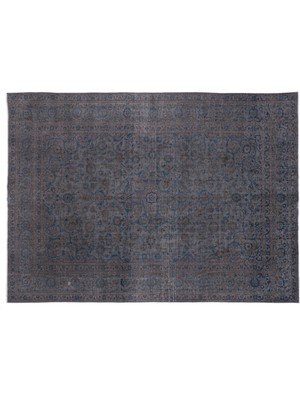 Hali.Net 296x400 cm Gri Vintage Anadolu Eskitme Yün Halı | Geniş Salon Yatak Odası Halısı | Doğal Yün El Yapımı El Dokuma Hav Vermez | UNİQUE-11304