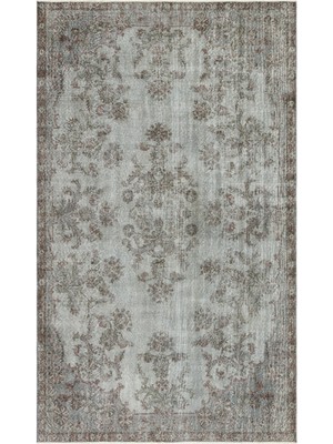 Atina Turkuaz Eskitme Yün Modern Desenli Yün Hav Toz Vermez Leke Tutmayan Salon Yolluk Mutfak El Dokuma Halı