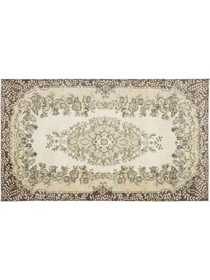 Bej Eskitme Yün Modern Desenli Yün Hav Toz Vermez Leke Tutmayan Salon Yolluk Mutfak El Dokuma Halı