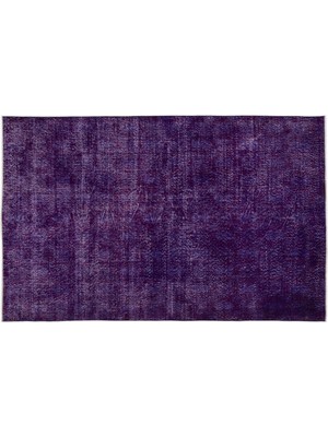 Mor Eskitme Yün Modern Desenli Yün Hav Toz Vermez Leke Tutmayan Salon Yolluk Mutfak El Dokuma Halı