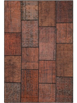 Atina Mavi Eskitme Yün Modern Desenli Yün Hav Toz Vermez Leke Tutmayan Salon Yolluk Mutfak El Dokuma Halı