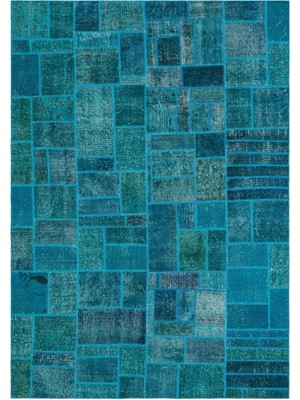 Hali.Net 160x230 cm Çok Renkli Vintage Anadolu Eskitme Yün Halı | Salon Yatak Odası Halısı | Doğal Yün El Yapımı El Dokuma Hav Vermez | UNİQUE-33887