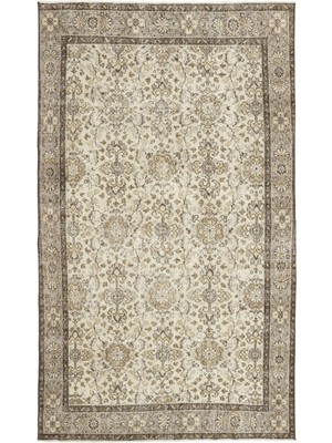 Atina Turkuaz Eskitme Yün Modern Desenli Yün Hav Toz Vermez Leke Tutmayan Salon Yolluk Mutfak El Dokuma Halı