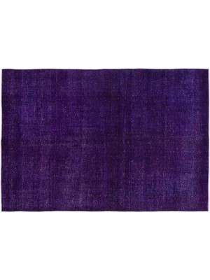 Mor Eskitme Yün Modern Desenli Yün Hav Toz Vermez Leke Tutmayan Salon Yolluk Mutfak El Dokuma Halı