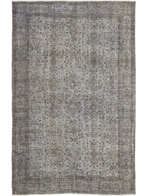 Girit Kahverengi Geometrik Yün Modern Desenli Yün Hav Toz Vermez Leke Tutmayan Salon Yolluk Mutfak El Dokuma Halı