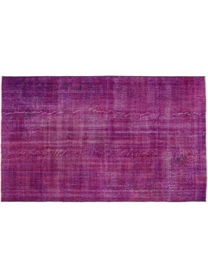 Pembe Eskitme Yün Modern Desenli Yün Hav Toz Vermez Leke Tutmayan Salon Yolluk Mutfak El Dokuma Halı