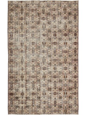 Hali.Net 181x293 cm Çok Renkli Atina El Dokuma Yün Halı | El Yapımı Doğal Yün Salon Halısı | Geleneksel Anadolu Hav Vermez | UNİQUE-9679