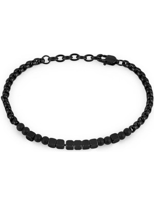 Daniel Klein DKJ.6.10015-2 Çelik Siyah Renk Erkek Bileklik