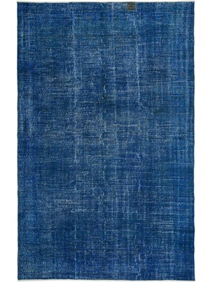 Ikat Mavi Ikat Ipek Modern Desenli Yün Hav Toz Vermez Leke Tutmayan Salon Yolluk Mutfak El Dokuma Halı