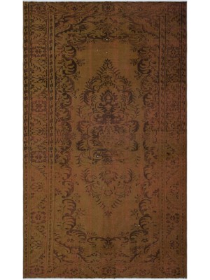 Hali.Net 151x253 cm Bej Kahverengi Bitkisel Geleneksel Medalyonlu Halı | Salon Yatak Odası Halısı | Hav Vermez | UNİQUE-23845