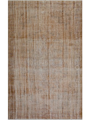 Teselya Turuncu Patchwork Yün Modern Desenli Yün Hav Toz Vermez Leke Tutmayan Salon Yolluk Mutfak El Dokuma Halı