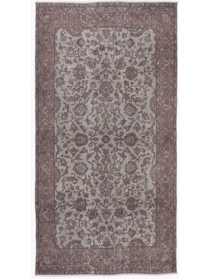 Hali.Net 150x288 cm Çok Renkli Atina Anadolu Yün Halı | Salon Yatak Odası Halısı | Doğal Yün El Yapımı El Dokuma Hav Vermez | UNİQUE-7402
