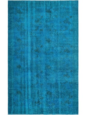 Teselya Yeşil Patchwork Yün Modern Desenli Yün Hav Toz Vermez Leke Tutmayan Salon Yolluk Mutfak El Dokuma Halı