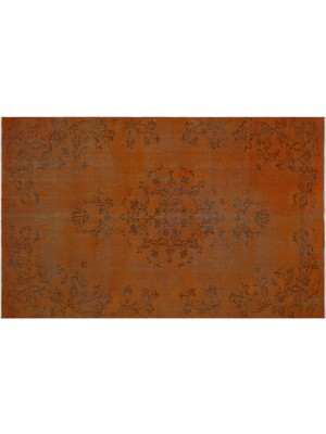 Kahverengi Göbekli Yün Modern Desenli Yün Hav Toz Vermez Leke Tutmayan Salon Yolluk Mutfak El Dokuma Halı