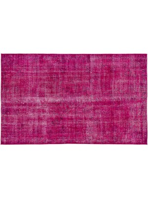 Pembe Eskitme Yün Modern Desenli Yün Hav Toz Vermez Leke Tutmayan Salon Yolluk Mutfak El Dokuma Halı