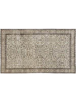 Bej Eskitme Yün Modern Desenli Yün Hav Toz Vermez Leke Tutmayan Salon Yolluk Mutfak El Dokuma Halı