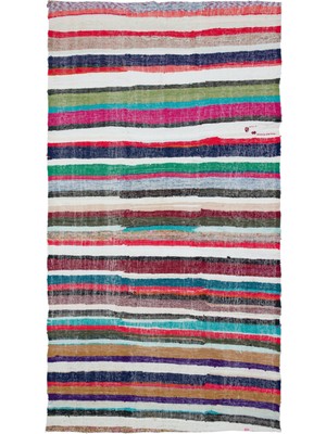 Hali.Net 172x314 cm Gri Vintage Anadolu Eskitme Yün Halı | Salon Yatak Odası Halısı | Doğal Yün El Yapımı El Dokuma Hav Vermez | UNİQUE-31886
